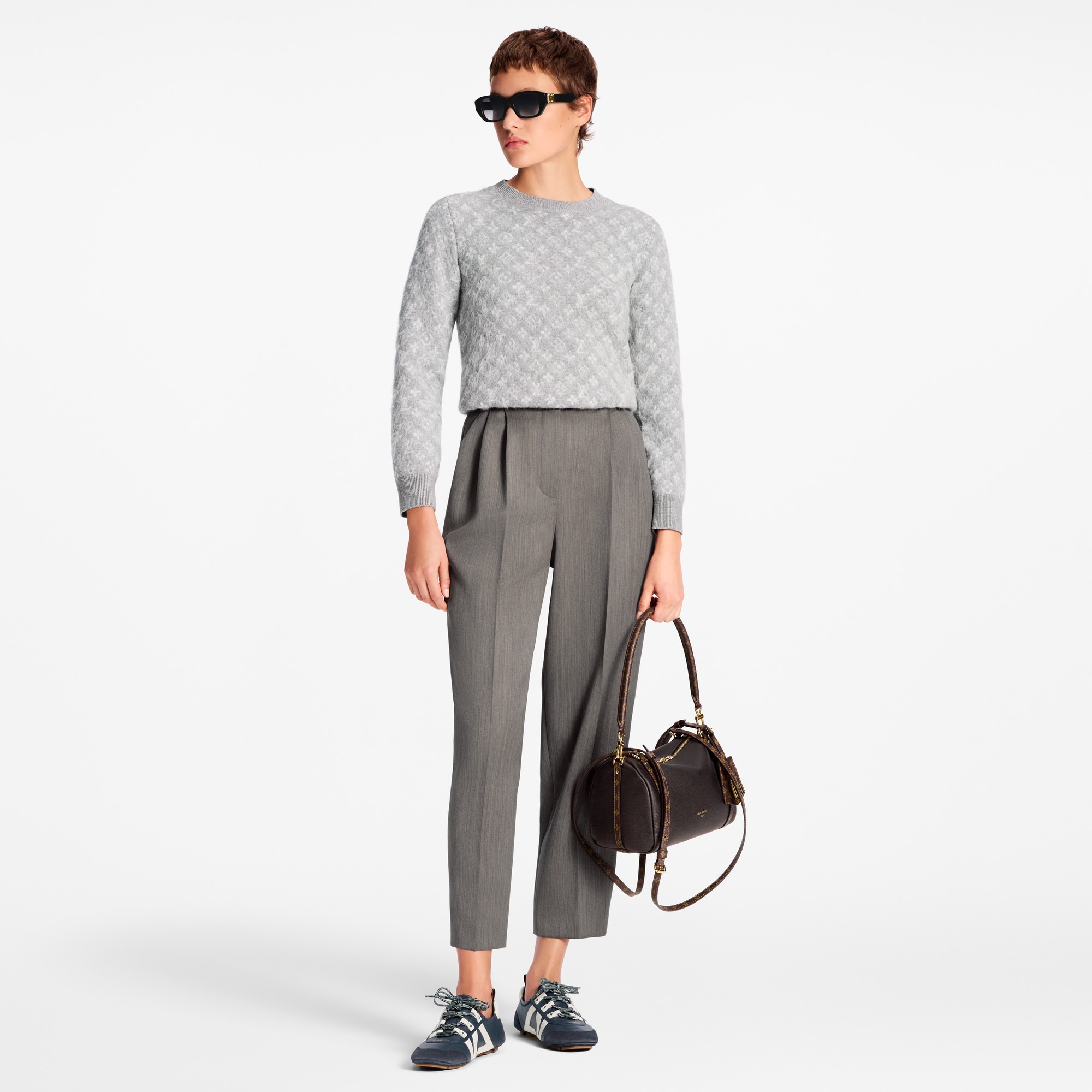Monogram Brushed Knit Sweater - Men - Discontinued Product | LOUIS